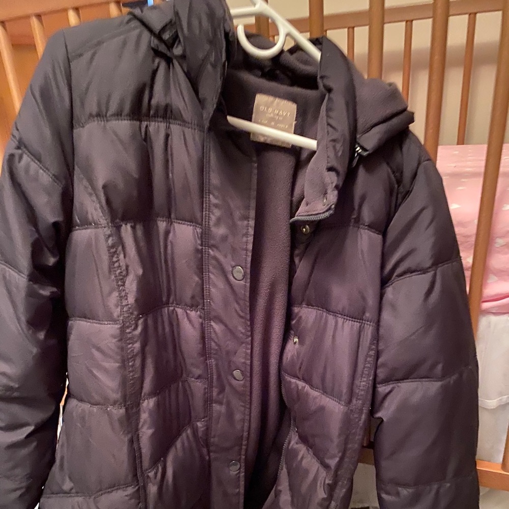 Puffy maternity coat